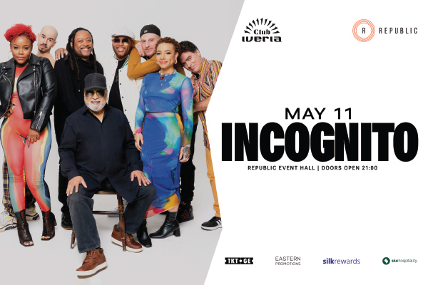 INCOGNITO  რესპუბლიკის ივენთ ჰოლში